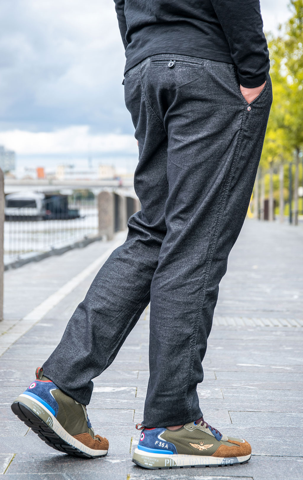 Джинсы AERONAUTICA MILITARE FW 25/26/IN denim nero (PA 1693) 