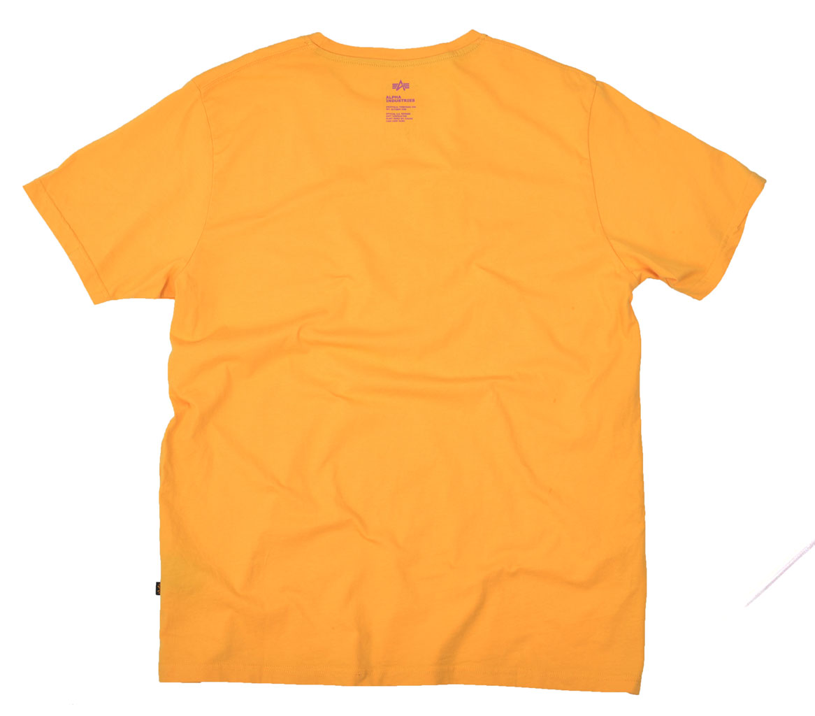 Футболка ALPHA INDUSTRIES STAR T yellow 