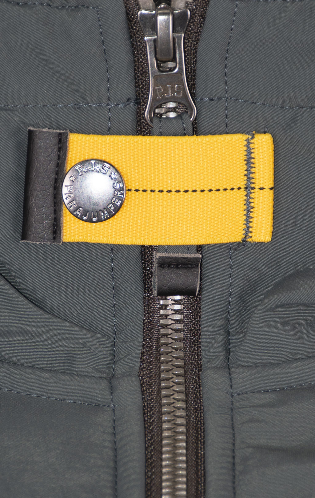 Толстовка с капюшоном PARAJUMPERS TRIDENT на молнии FW 24/25 green gables 