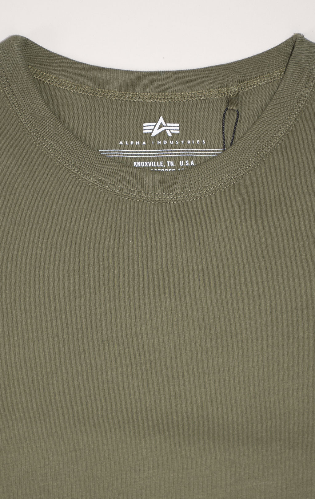 Футболка ALPHA INDUSTRIES ESSENTIAL GEN II TEE плотная FW 24/25 olive 
