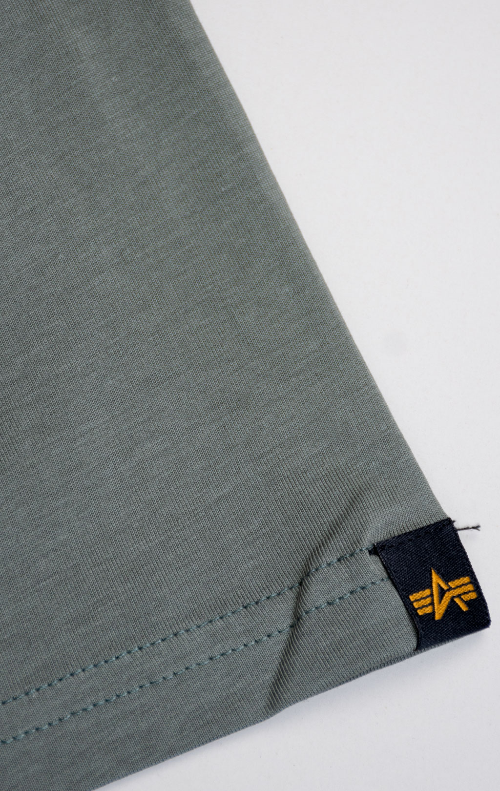 Футболка ALPHA INDUSTRIES BASIC T big size vintage green 