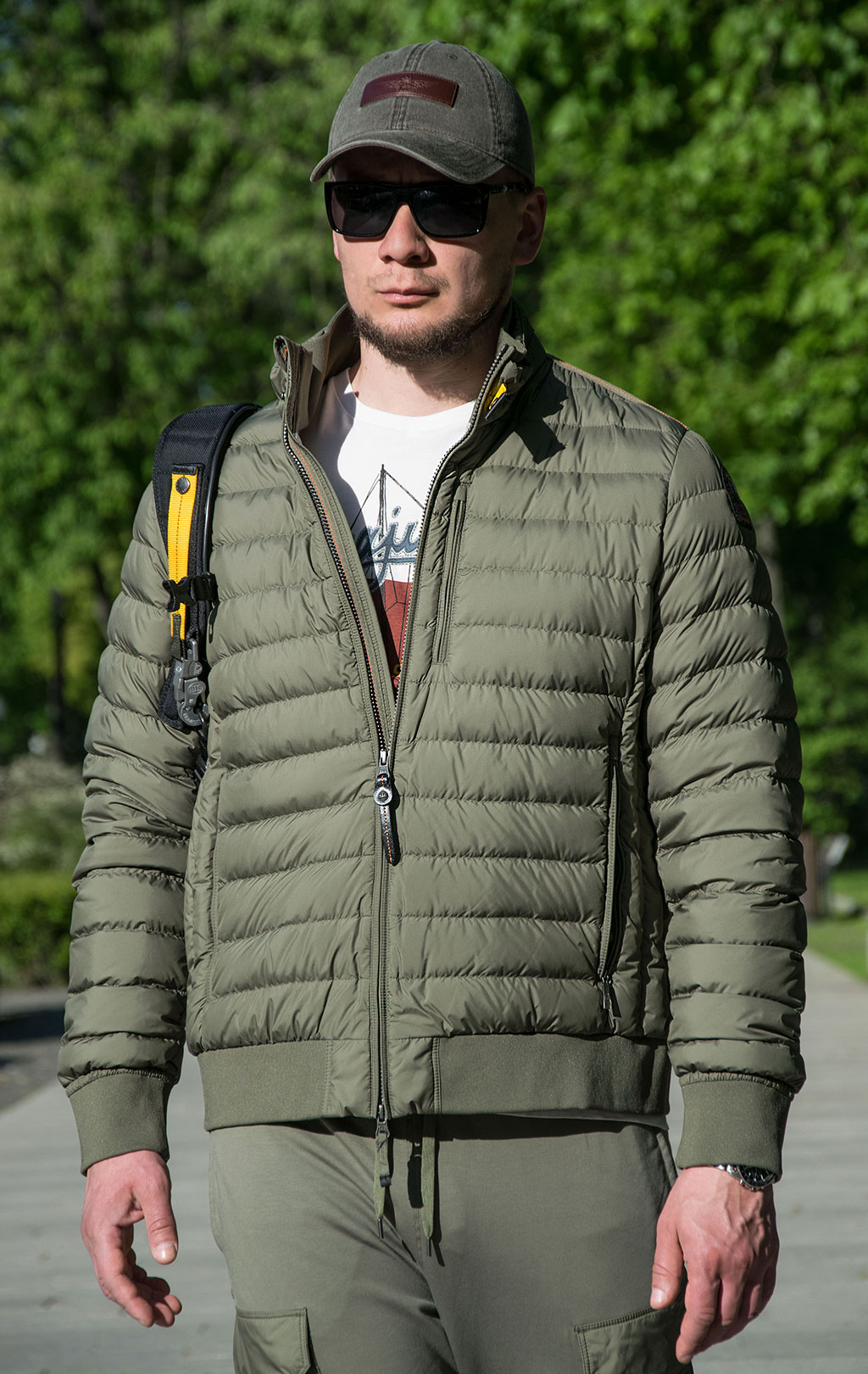 Куртка-пуховик лёгкая PARAJUMPERS ROLLAND SS 23 cactus 