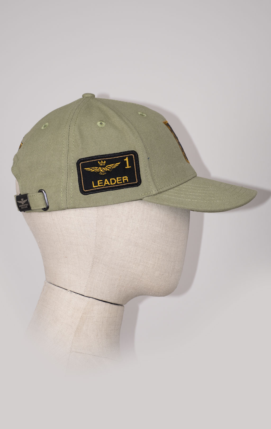 Бейсболка AERONAUTICA MILITARE SS 24/CN olive green (HA 1150) 