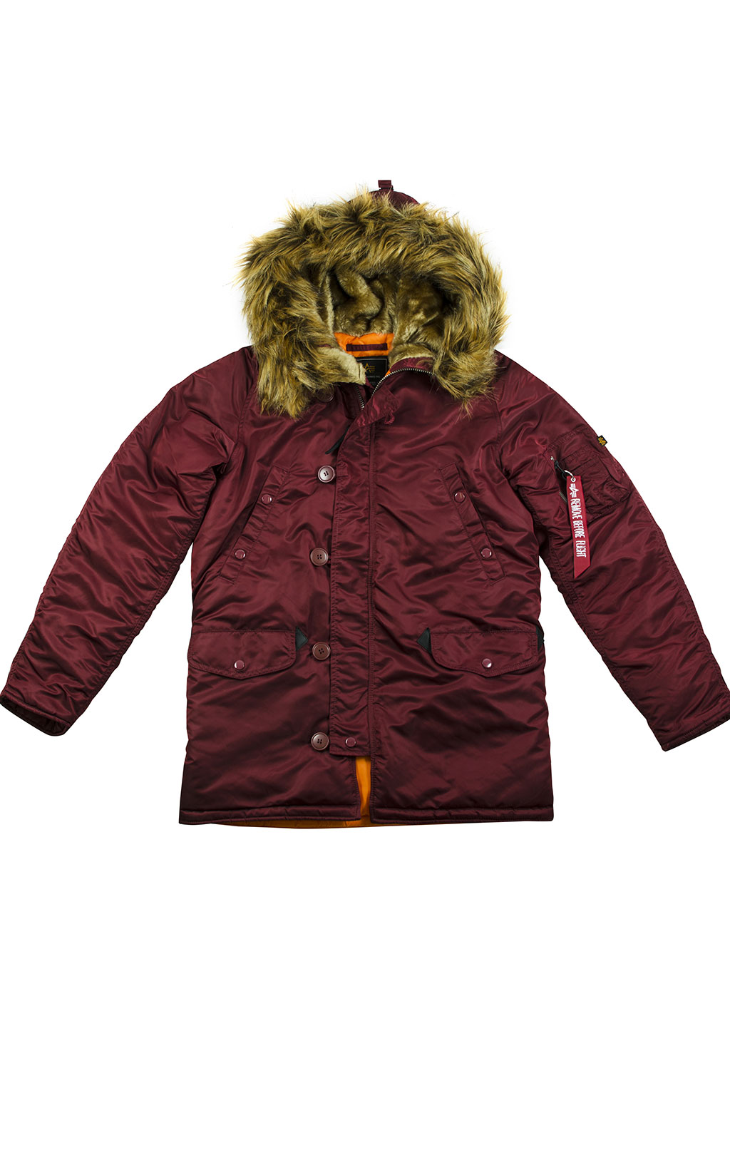 Аляска ALPHA INDUSTRIES VF 59 N-3B burgundy 