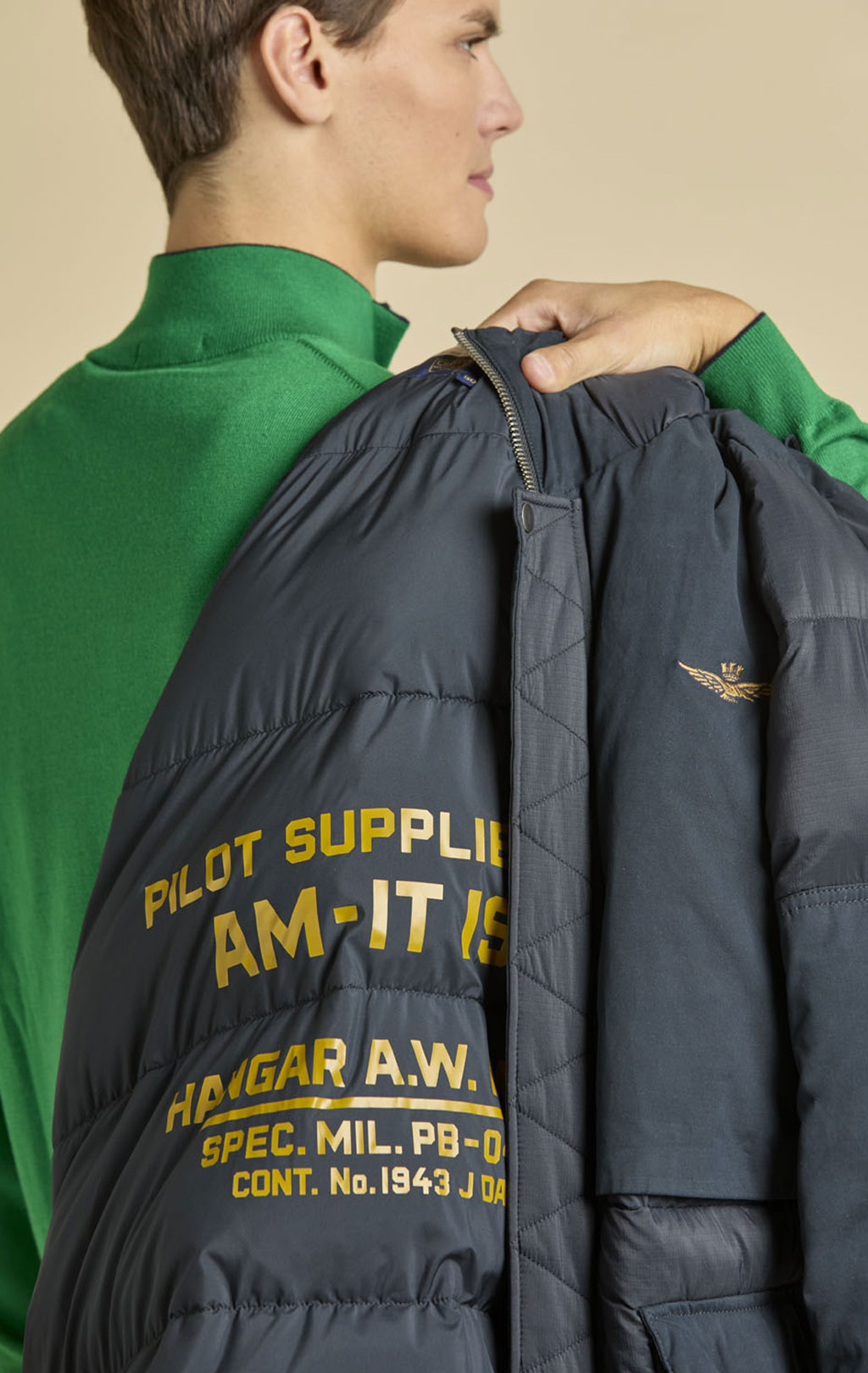 Куртка AERONAUTICA MILITARE FW 25/26/CN midnight blue (AB 3015) 