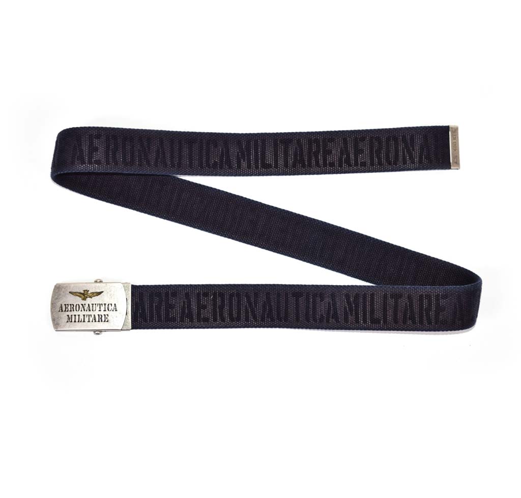 Ремень тканевый AERONAUTICA MILITARE FW 20/21/IT blue navy (CI 271)