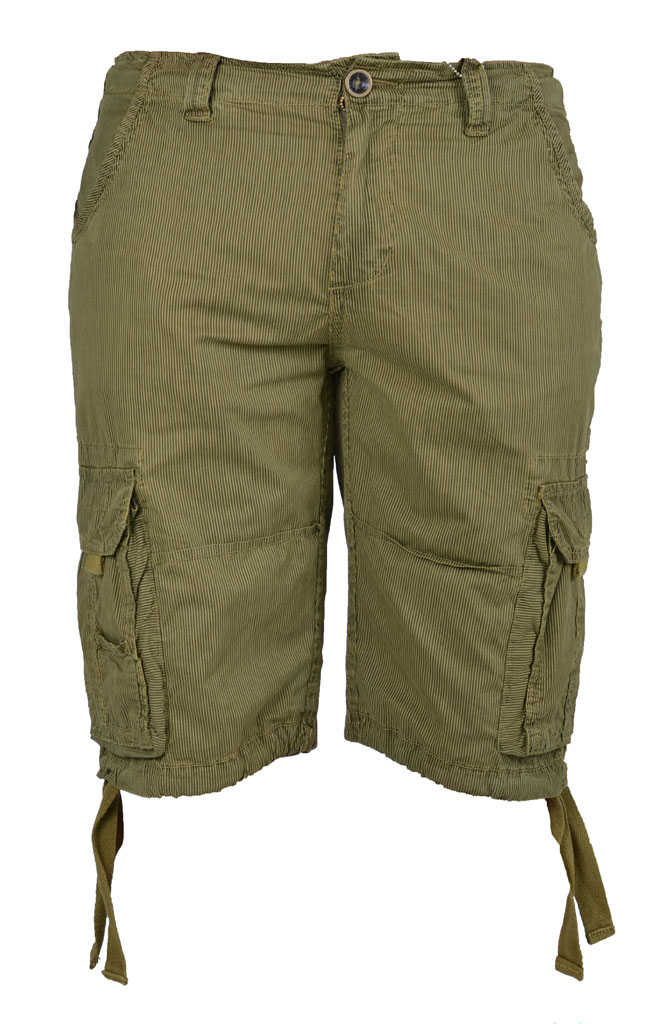 Шорты ALPHA INDUSTRIES JET II olive striped Шорты ALPHA INDUSTRIES JET II olive striped