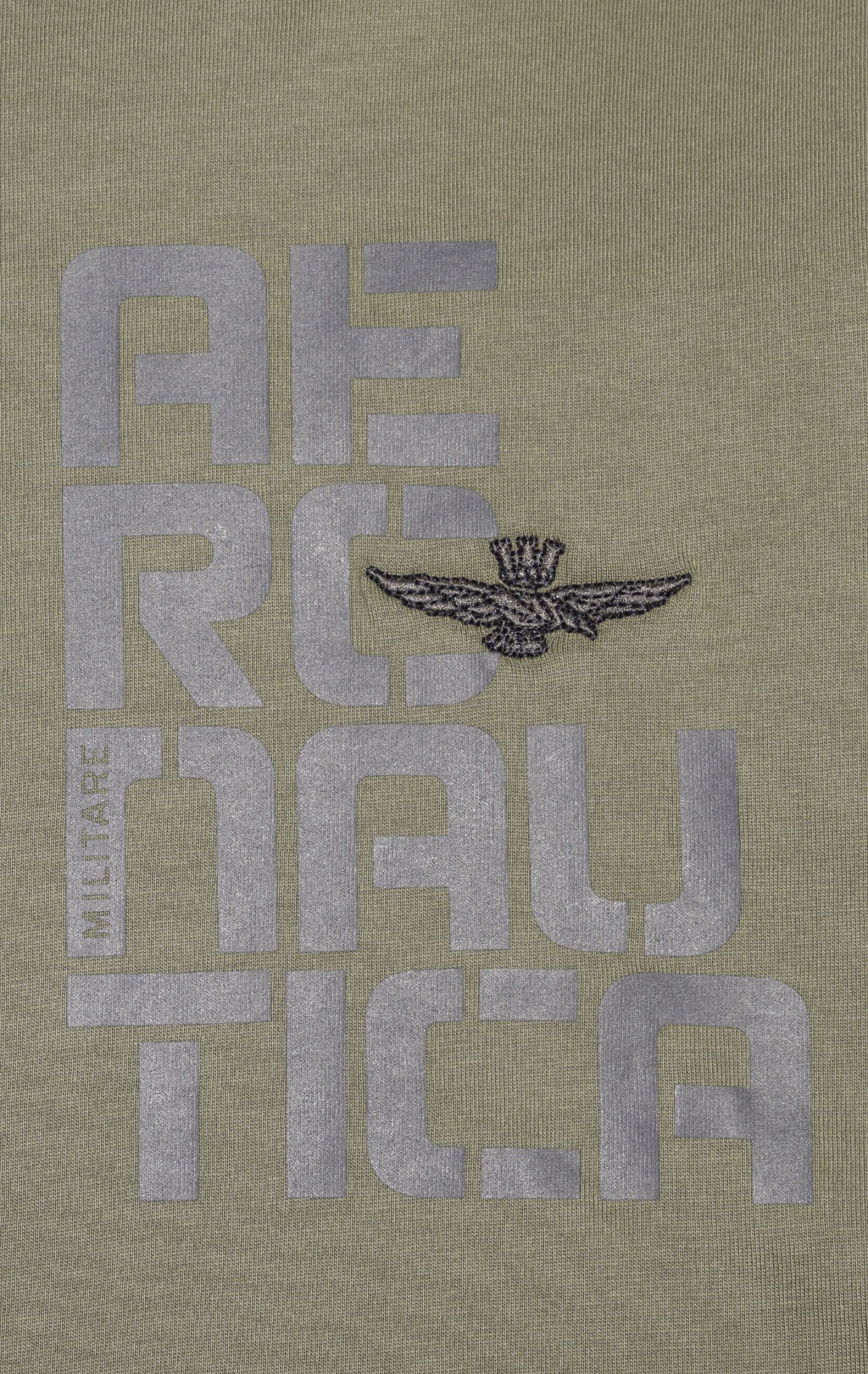 Футболка AERONAUTICA MILITARE big size SS 23/IT verde (TS 2084) 