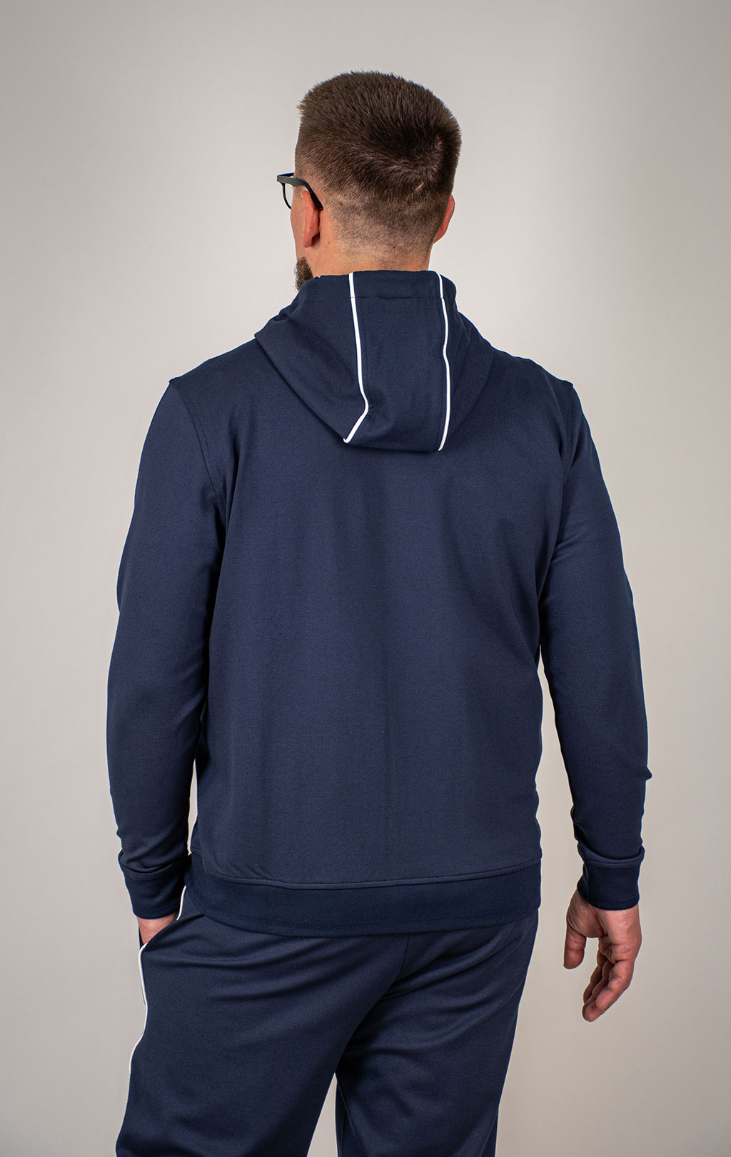 Толстовка с капюшоном AERONAUTICA MILITARE FW 25/26/TR blue navy (FE 2064) 