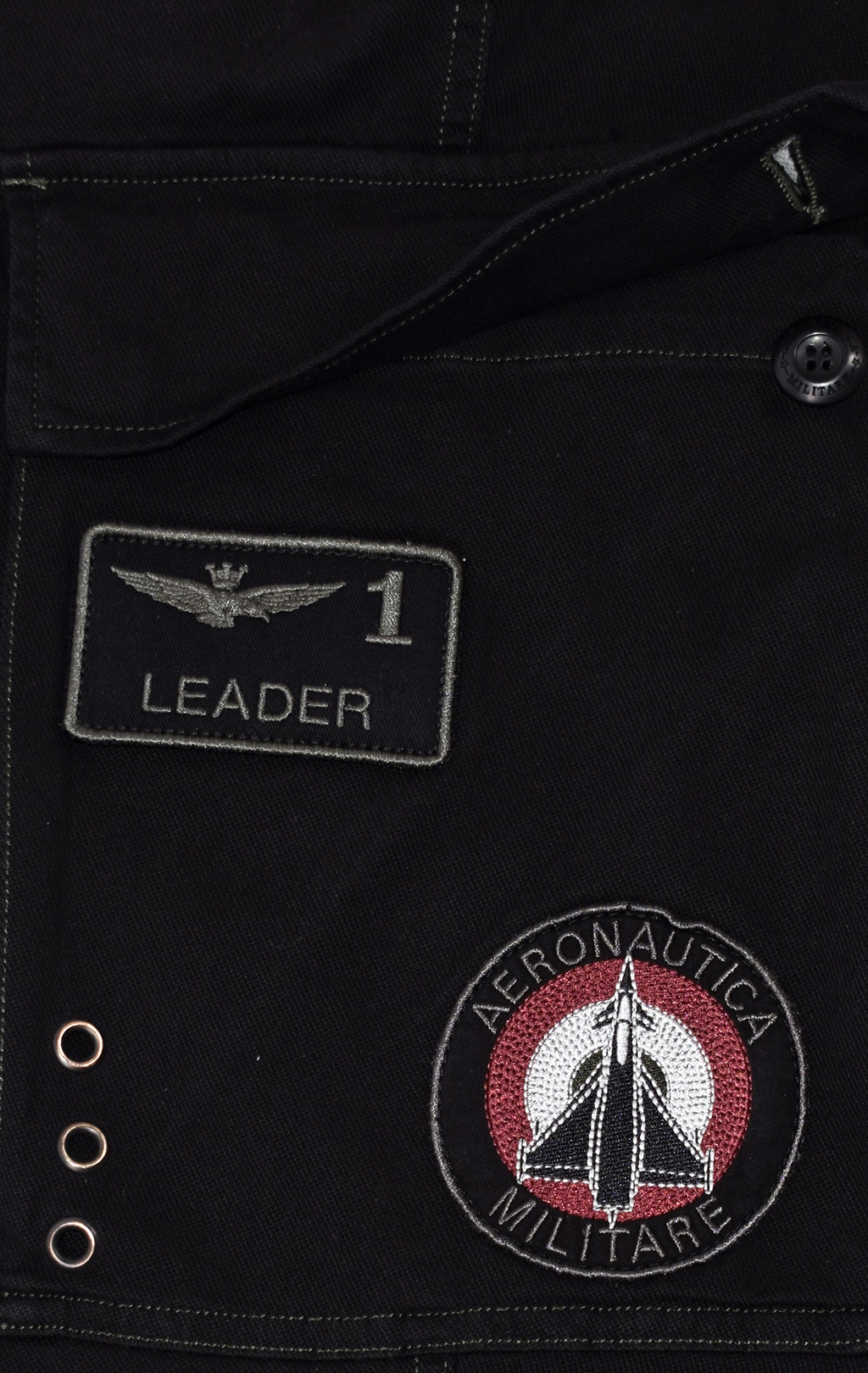 Брюки-карго AERONAUTICA MILITARE SS 21/TN jet black (PA 1436) 