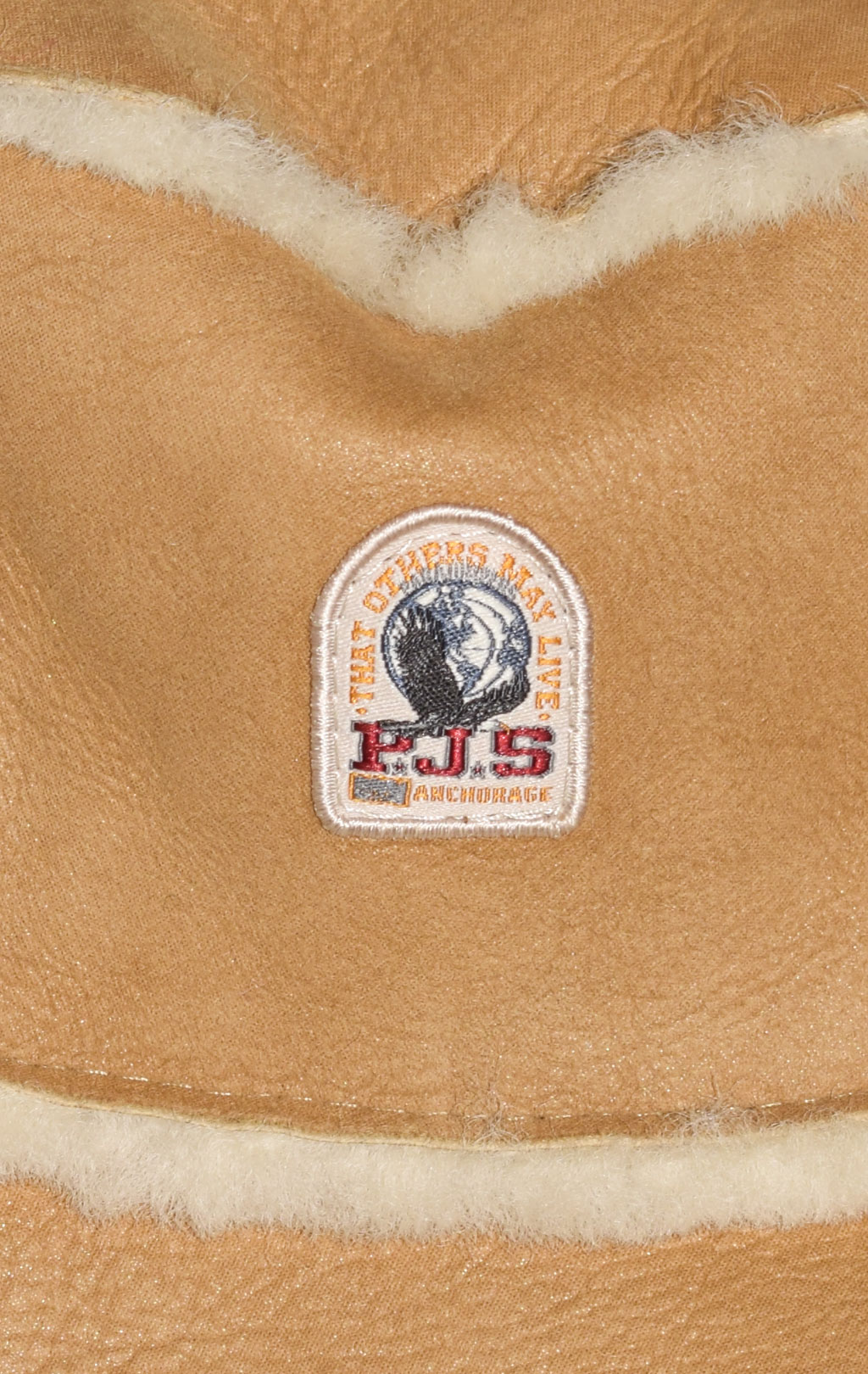 Женская панама PARAJUMPERS SHEARLING BUCKET HAT овчина FW 23/24 camel 