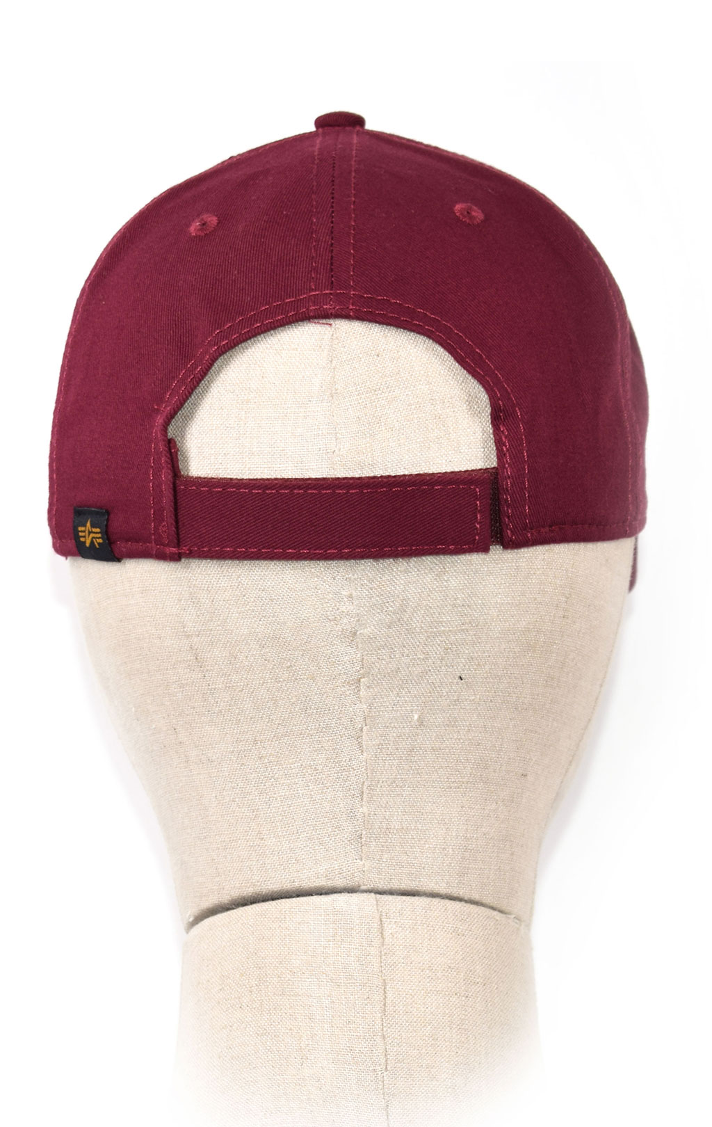 Бейсболка ALPHA INDUSTRIES VELCRO CAP II burgundy 