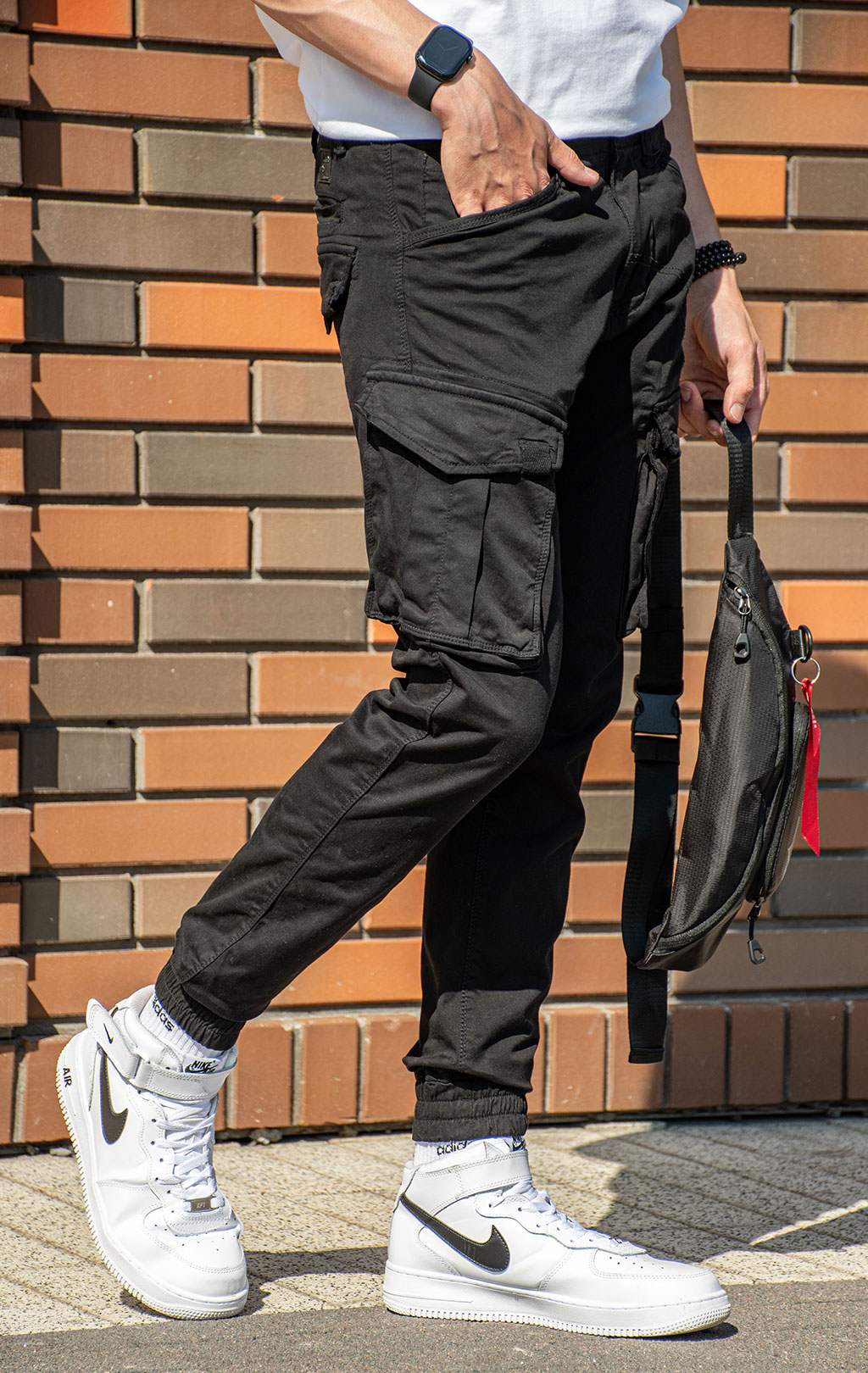 Брюки-карго ALPHA INDUSTRIES SPY PANT black 