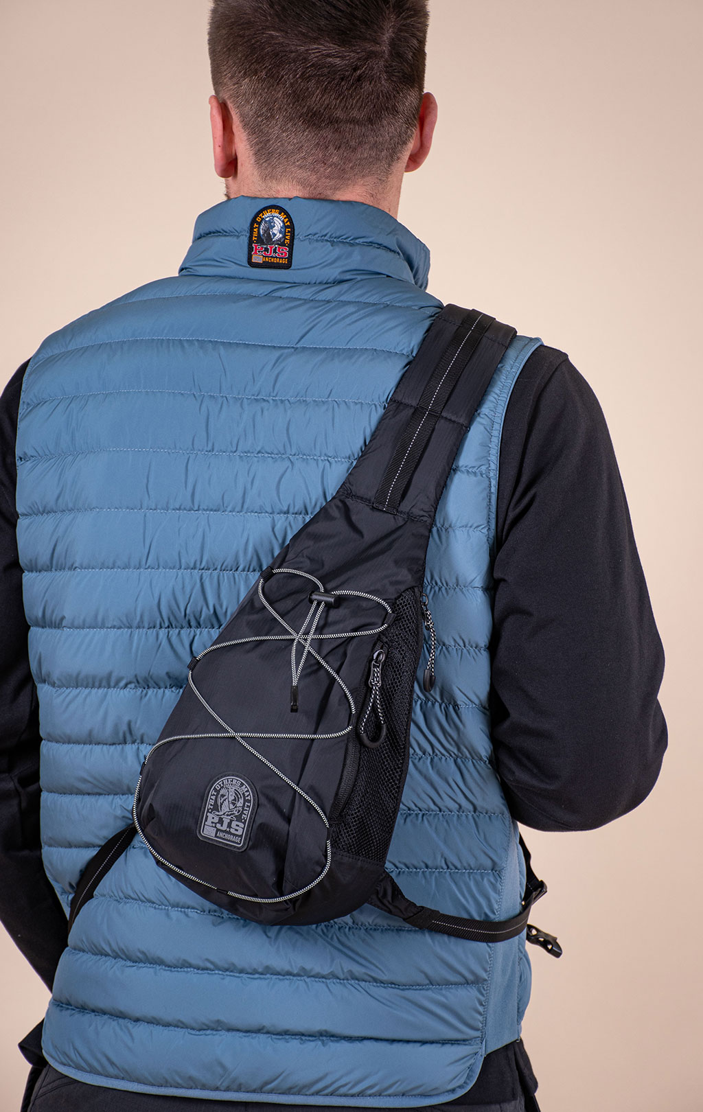 Рюкзак однолямочный PARAJUMPERS KEMP SS 26 black 