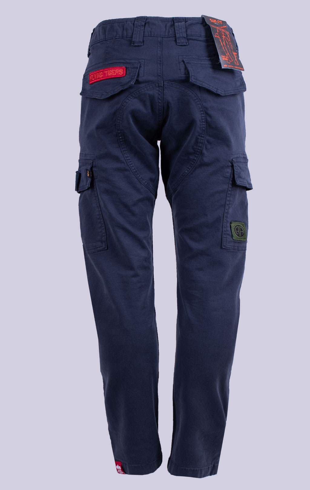 Брюки-карго ALPHA INDUSTRIES PETROL PATCH ultra navy 