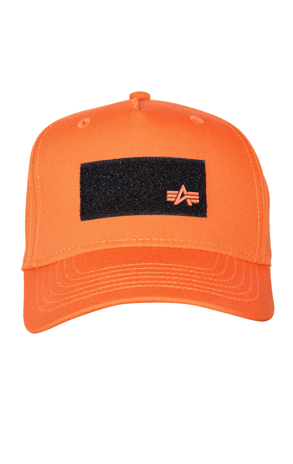 Бейсболка ALPHA INDUSTRIES VELCRO PATCH CAP flame orange 