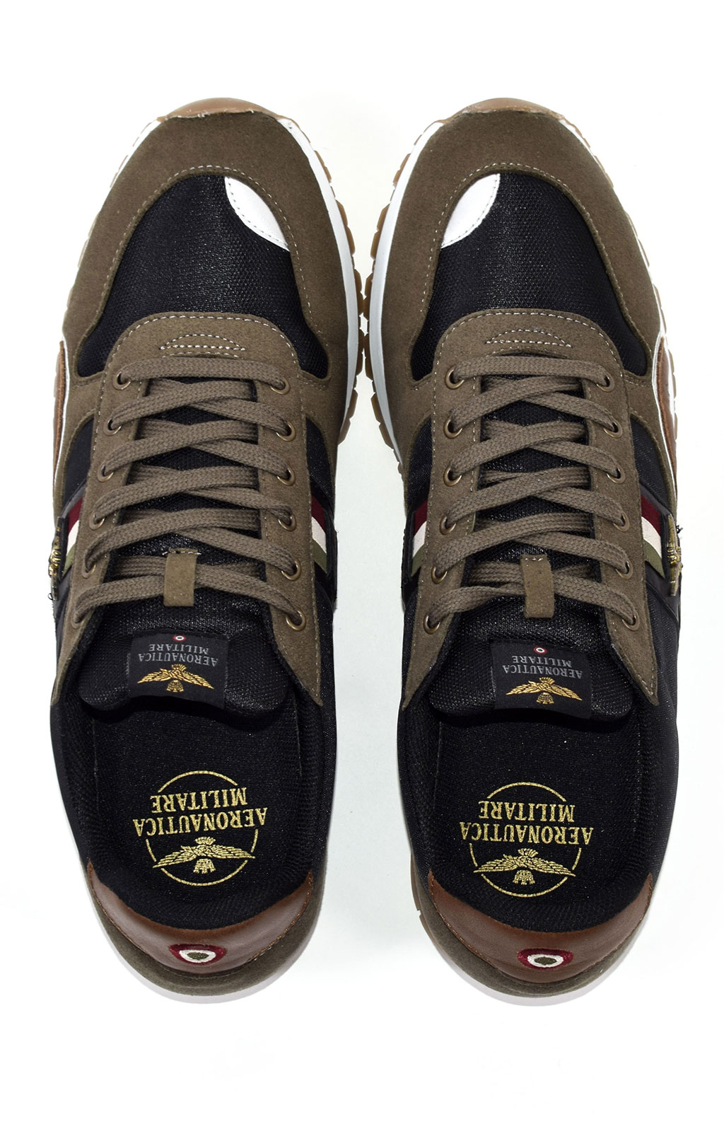 Кроссовки AERONAUTICA MILITARE SS 21 m/PT verde militare/black (SC 190)