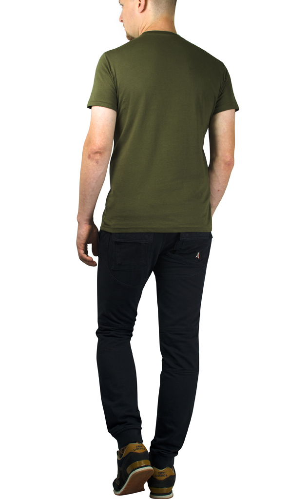 Футболка ALPHA INDUSTRIES BASIC T dark green 