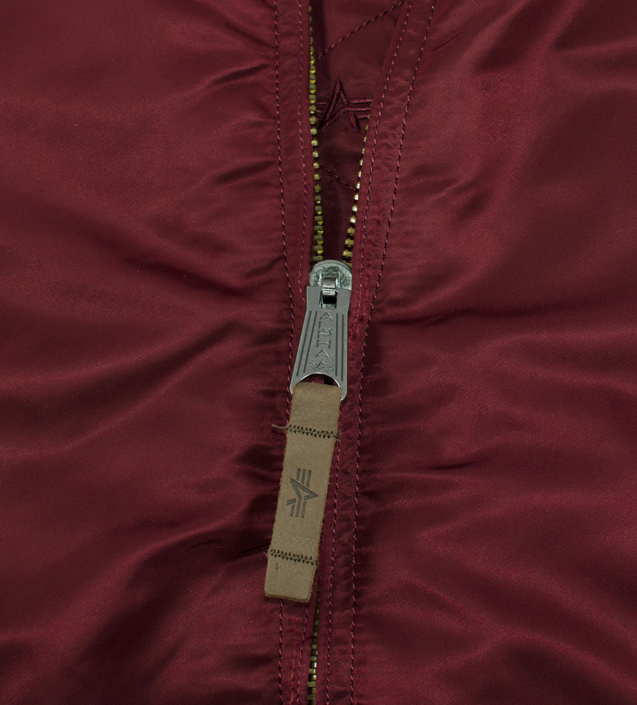 Бомбер ALPHA INDUSTRIES VF 59 LONG MA-1 burgundy 