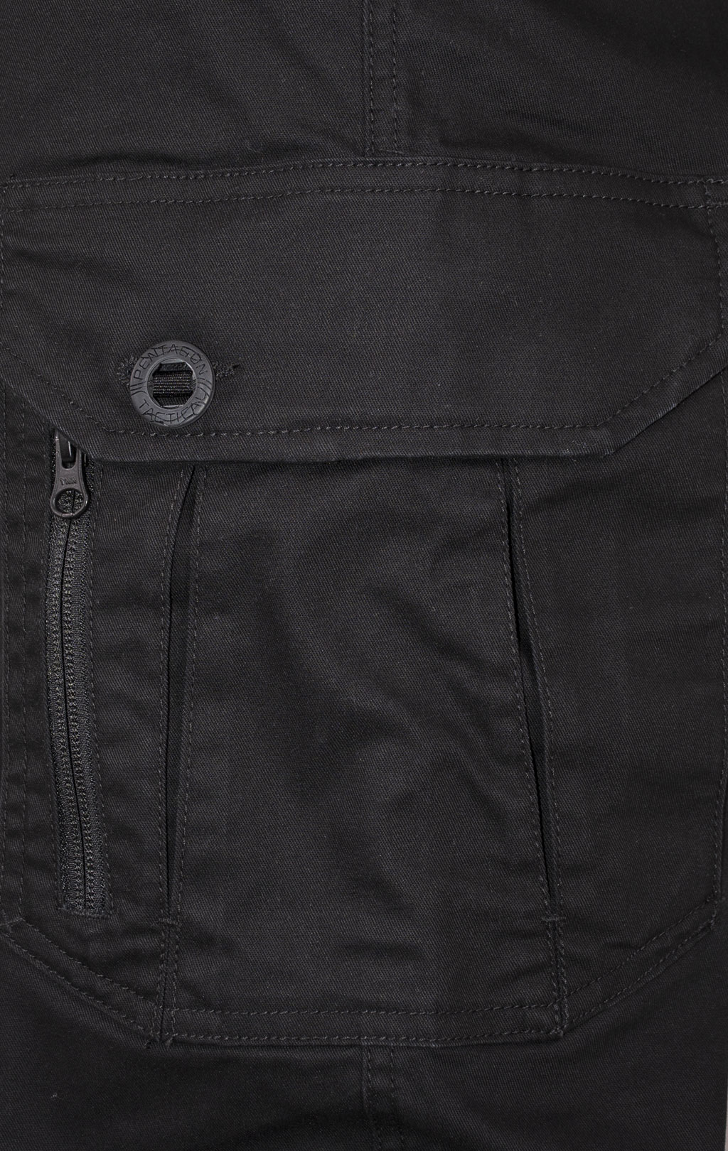 Брюки тактические Pentagon INVICTUS big size хлопок65%/полиэстр35% Twill black 05058 