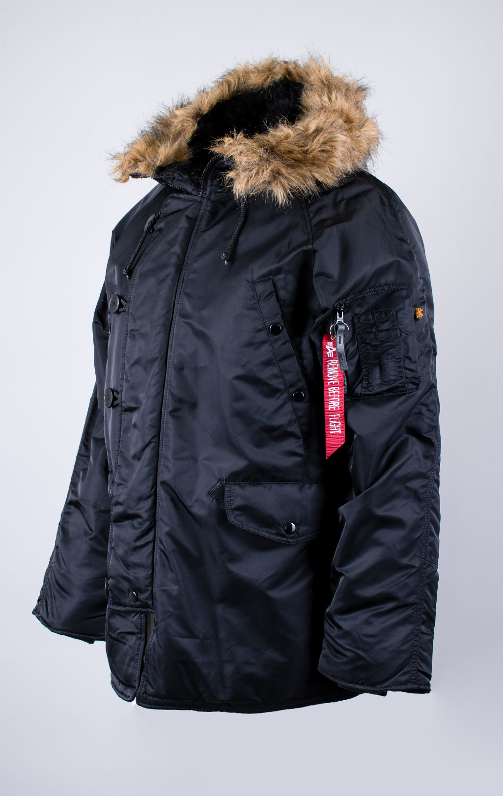 Аляска ALPHA INDUSTRIES CLASSIC N-3B black 