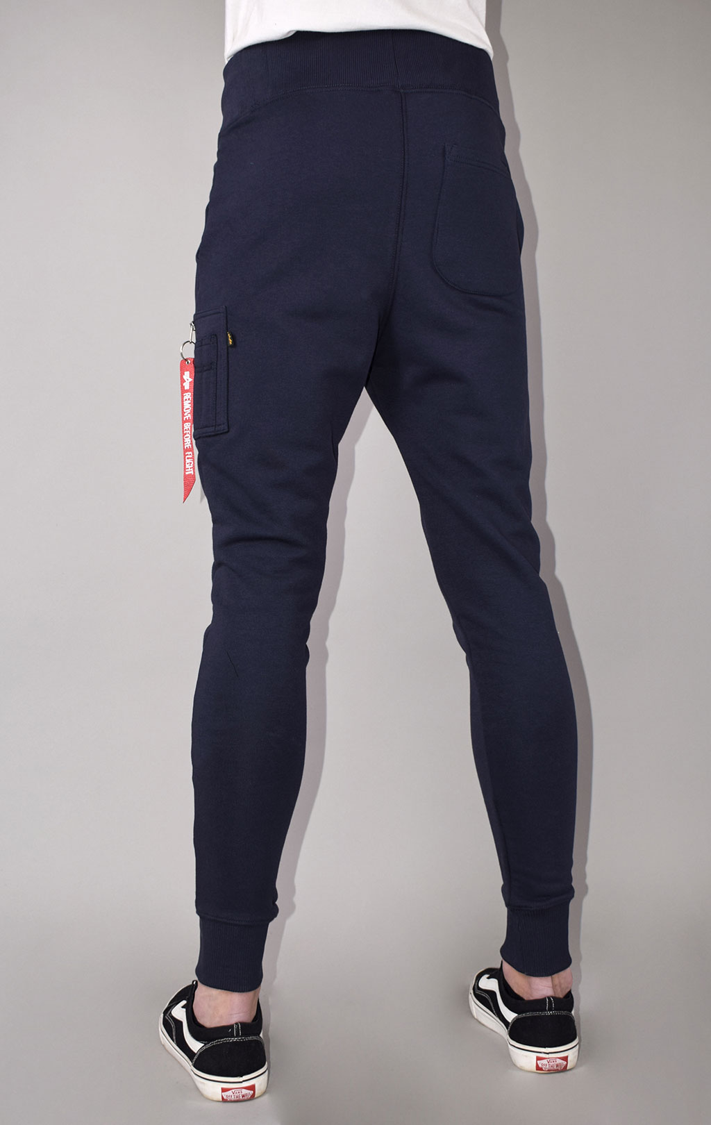 Брюки спортивные джоггеры ALPHA INDUSTRIES X-FIT SLIM CARGO rep. blue 