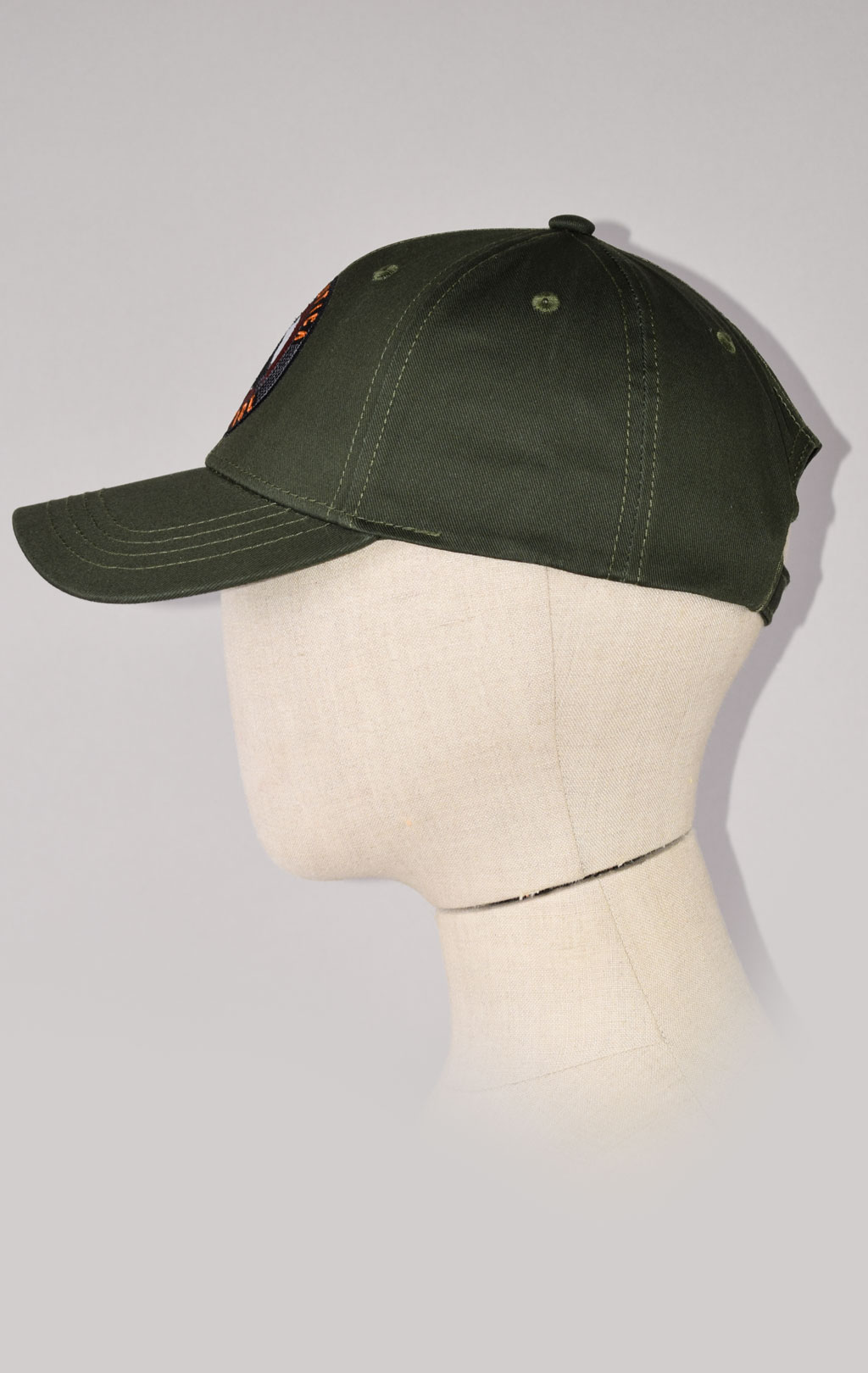 Бейсболка AERONAUTICA MILITARE SS 22/CN verde militare (HA 1108) 