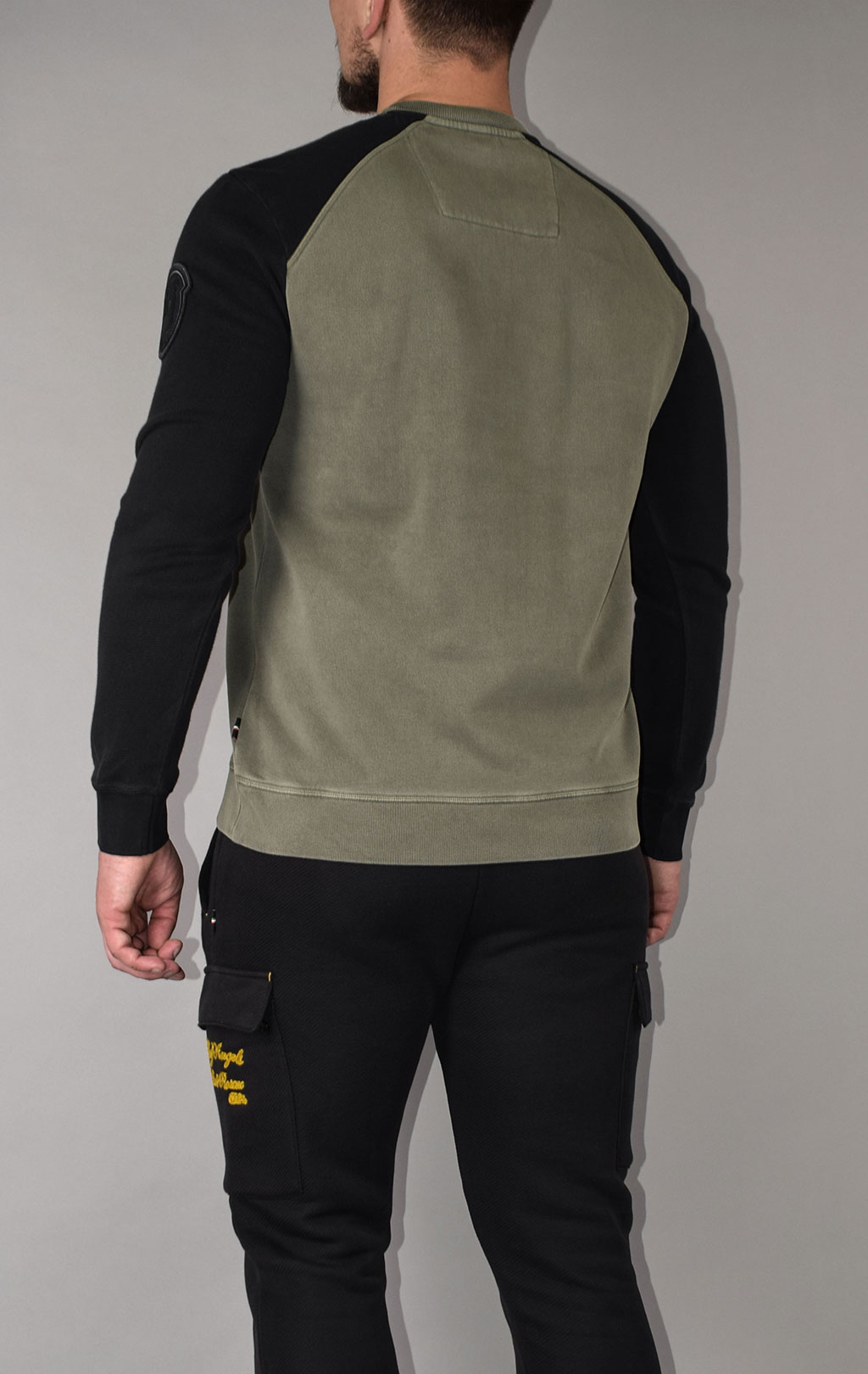 Свитшот AERONAUTICA MILITARE длинный рукав/FW 20/21/IN verde chiaro/black (TS 1774) 