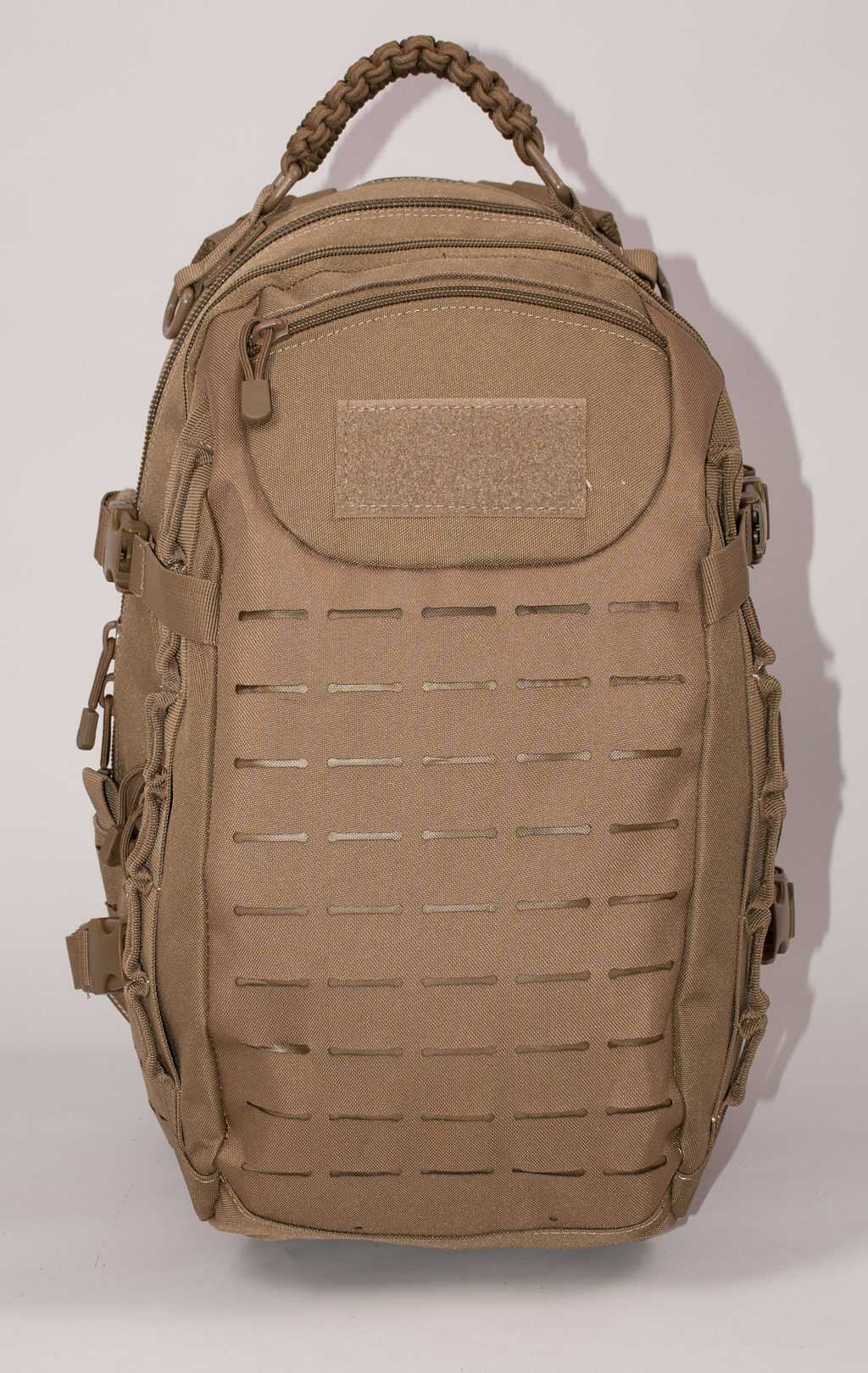 Рюкзак тактический 30L front laser cut, paracord dark brown BS-544 Китай