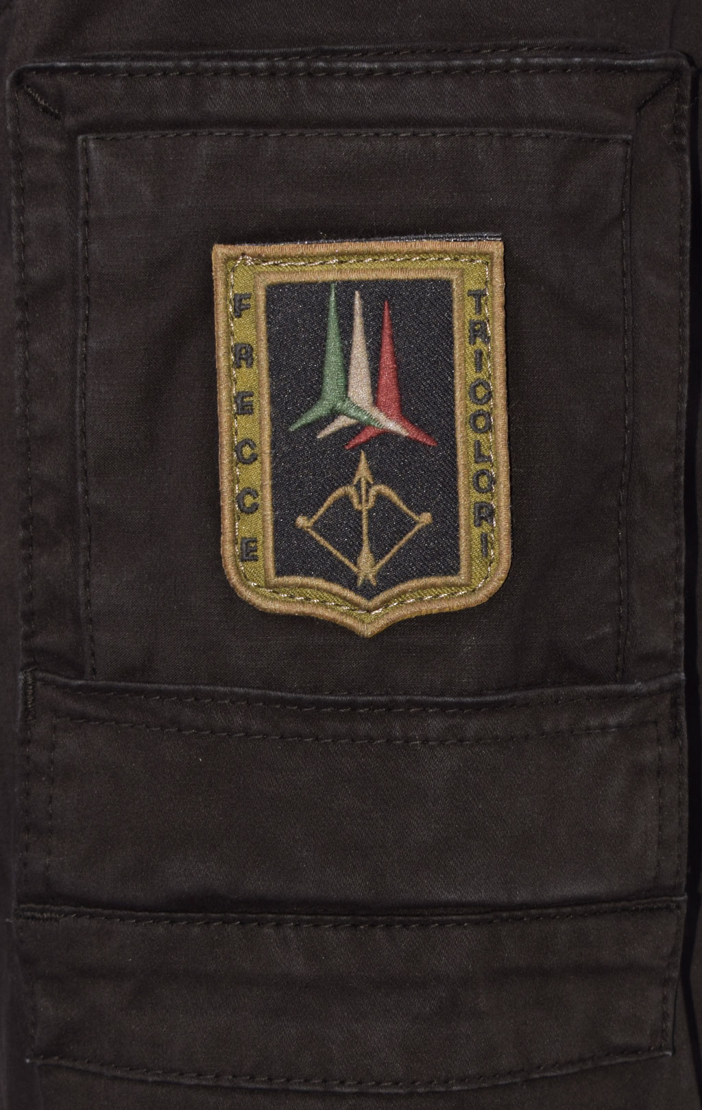 Брюки-карго AERONAUTICA MILITARE ANTI-G плотные FW 23/24/AL jet black (PA 1557) 