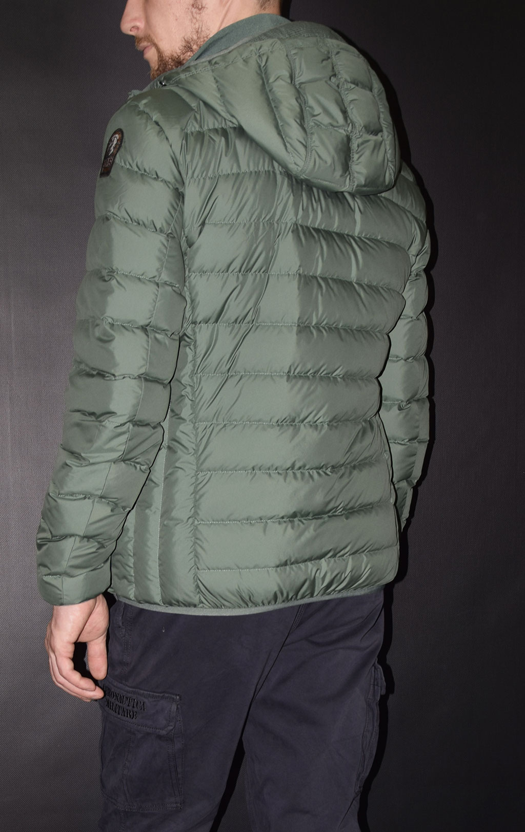 Куртка-пуховик лёгкая PARAJUMPERS LAST MINUTE forest green 