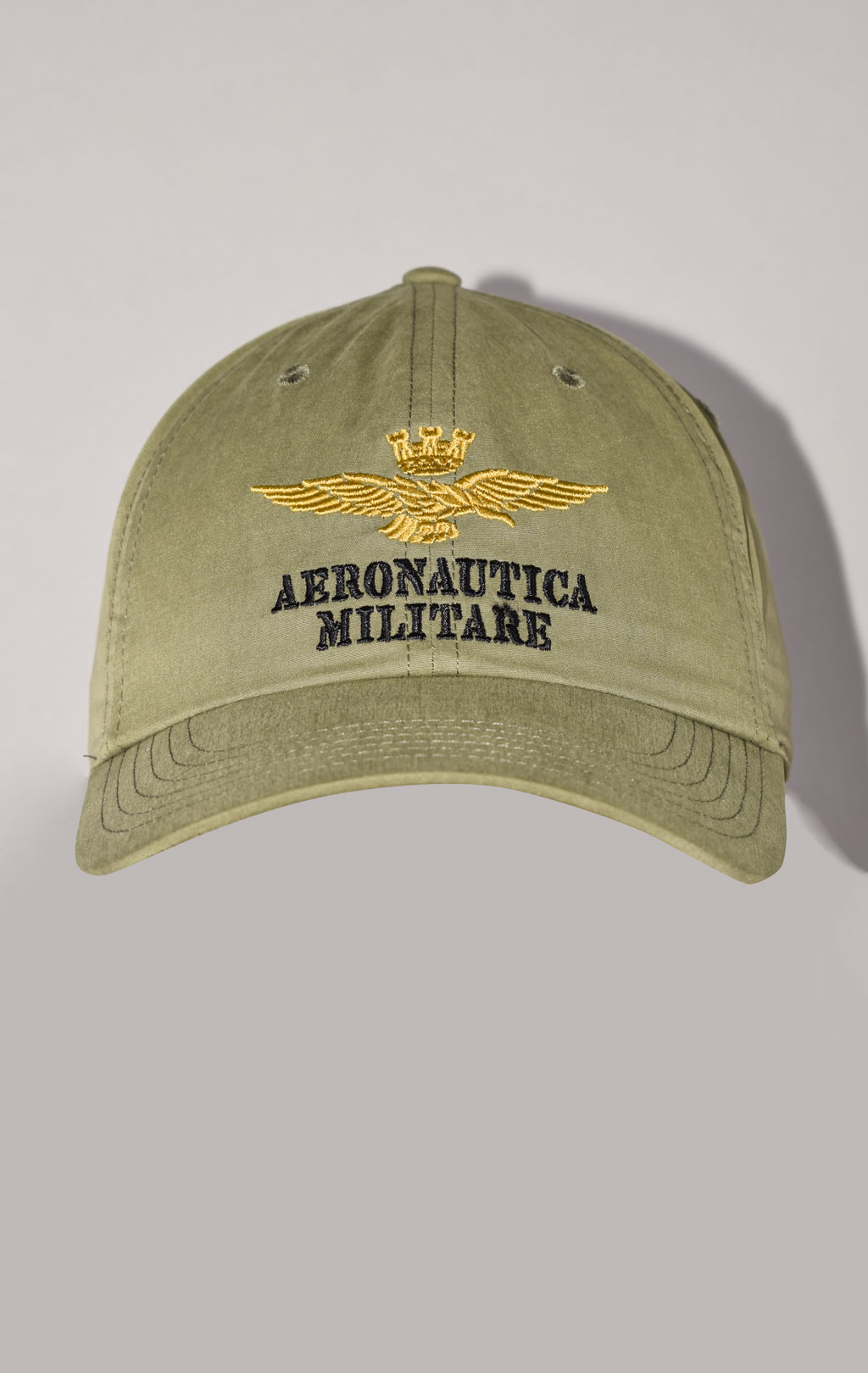 Бейсболка AERONAUTICA MILITARE SS 22/CN green military (HA 980) 