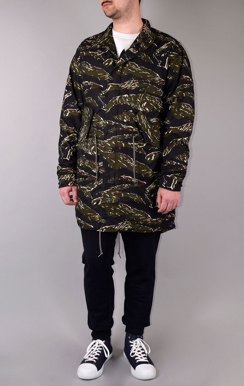 Парка ALPHA INDUSTRIES DEFENDER FISHTAIL original fit tiger camo 