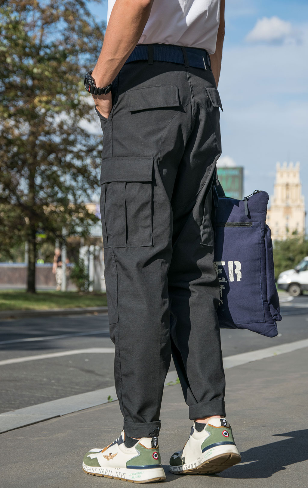 Брюки полевые Tru-Spec BDU полиэстер Rip-Stop black 