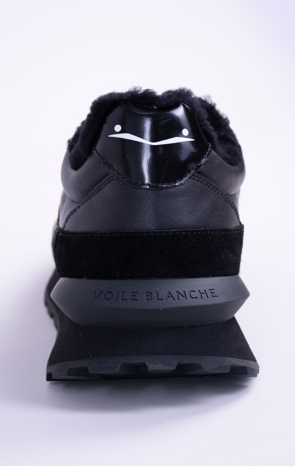 Кроссовки VOILE BLANCHE QWARK HYPE FUR MAN мех FW 26/27 black 2017974 