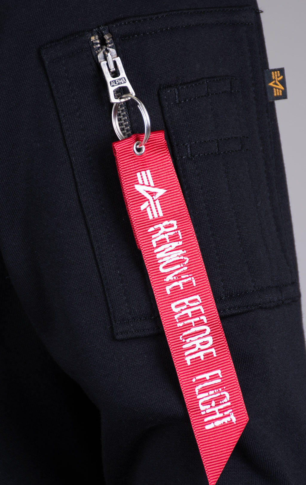 Свитшот ALPHA INDUSTRIES NASA reflective black 