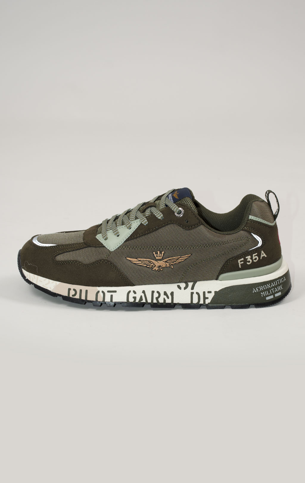 Кроссовки AERONAUTICA MILITARE FW 24/25/CN dark green/light green (SC 276) 