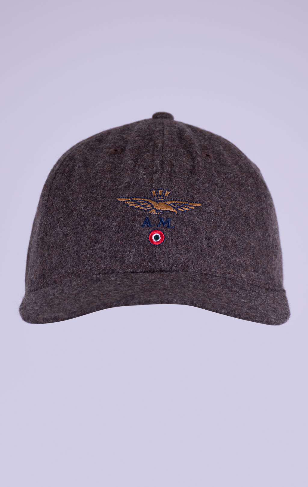 Бейсболка AERONAUTICA MILITARE шерсть FW 26/27/CN chestnut brown (HA 1269) 