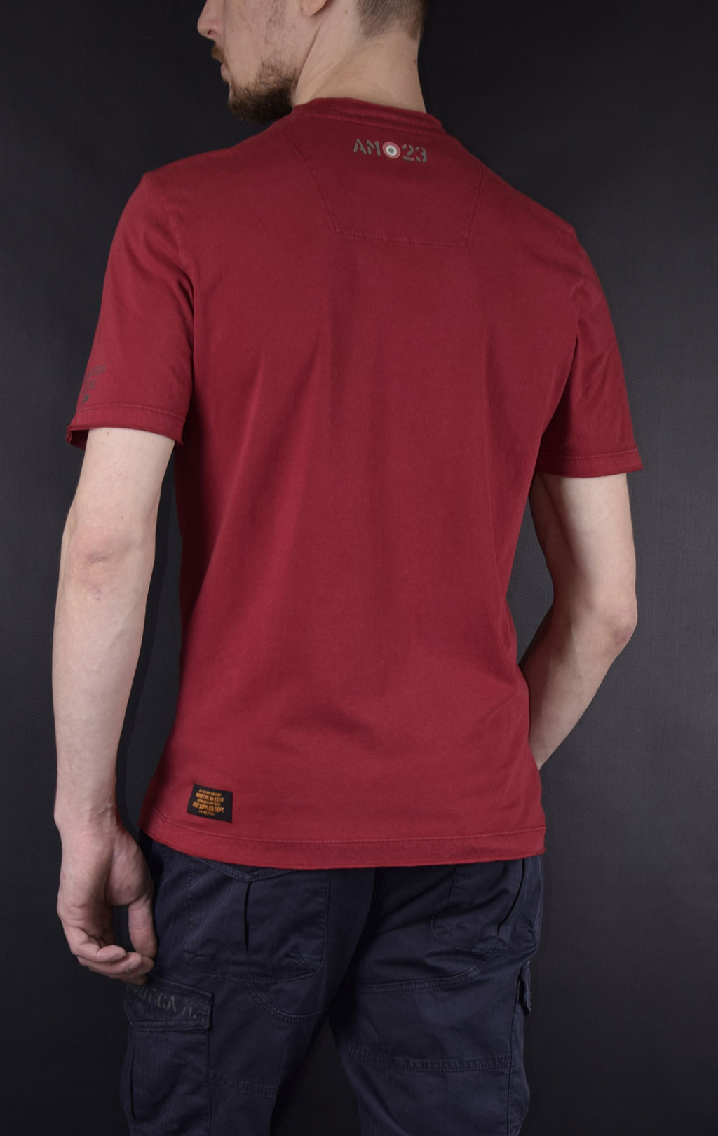 Футболка AERONAUTICA MILITARE SS19 rosso (TS 1601) 