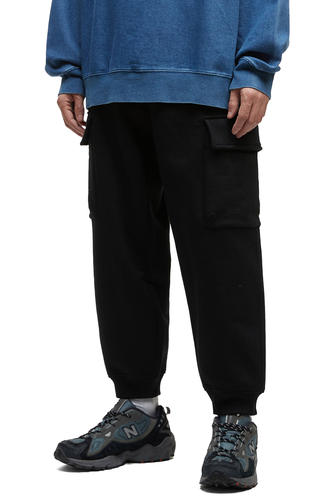 Брюки спортивные джоггеры ALPHA INDUSTRIES UNFRM CARGO SWEATPANTS FW 25/26 black M001151 