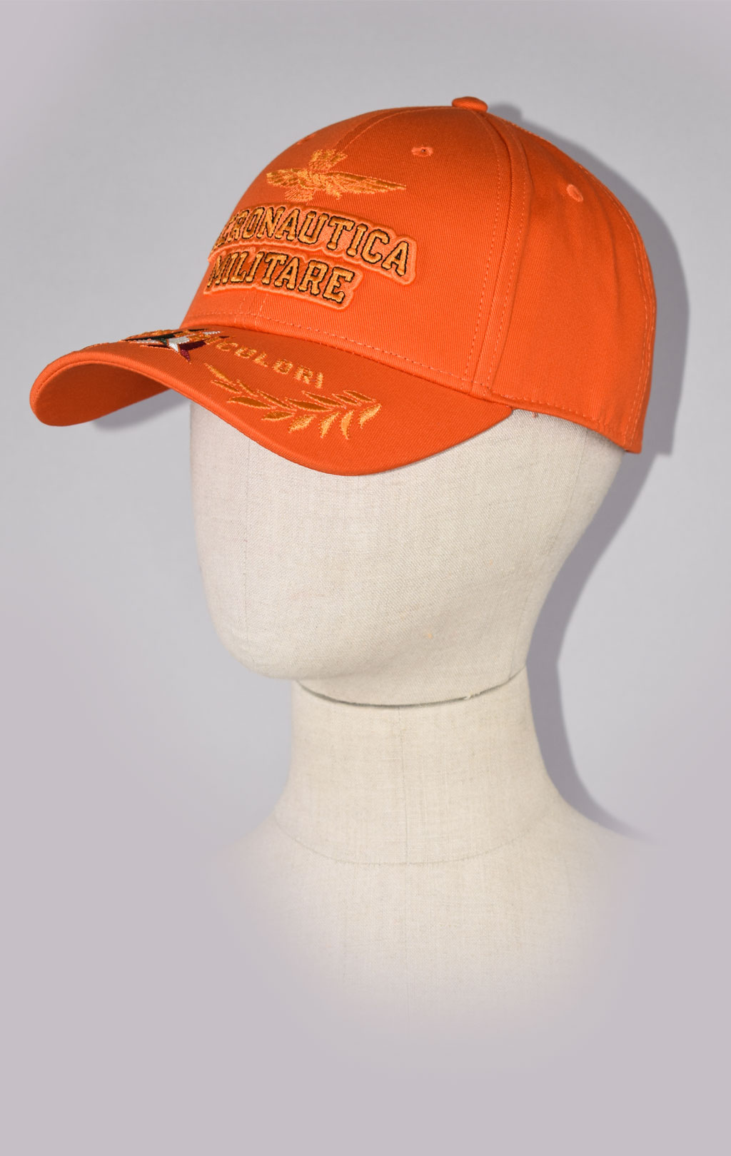 Бейсболка AERONAUTICA MILITARE SS 22/CN arancio (HA 1104)