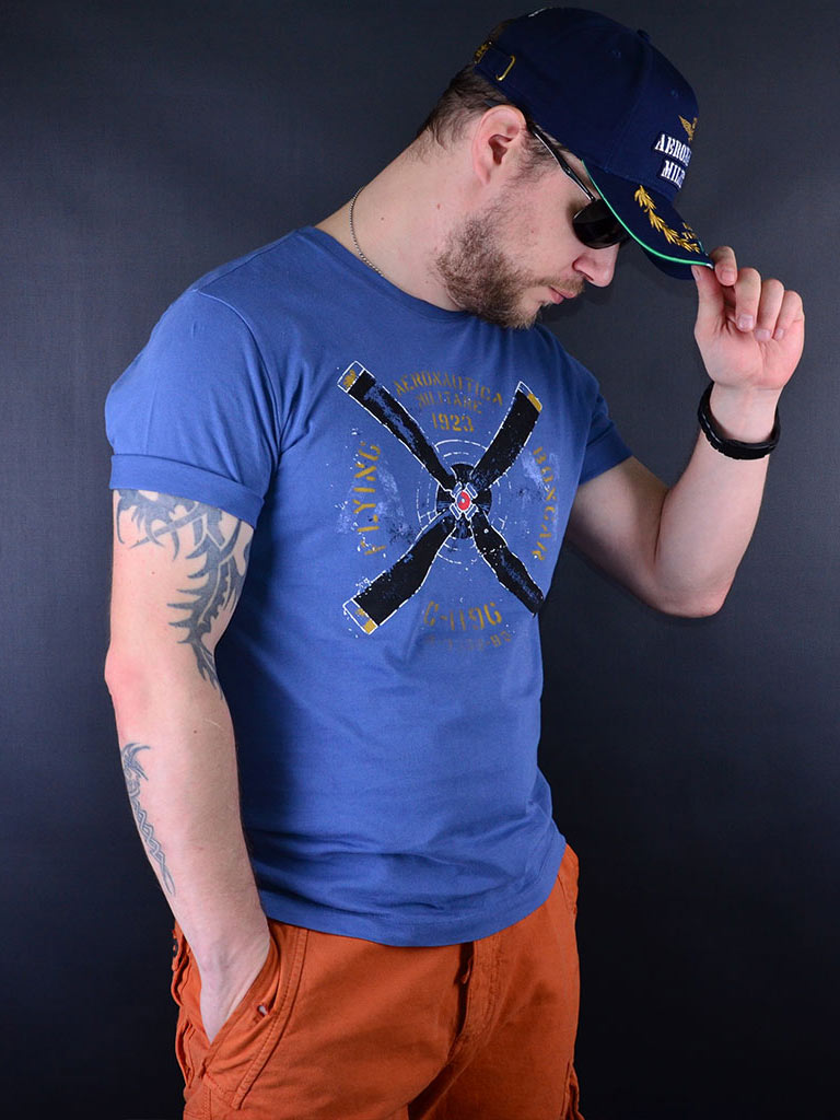 Футболка AERONAUTICA MILITARE azul (TS 1511)