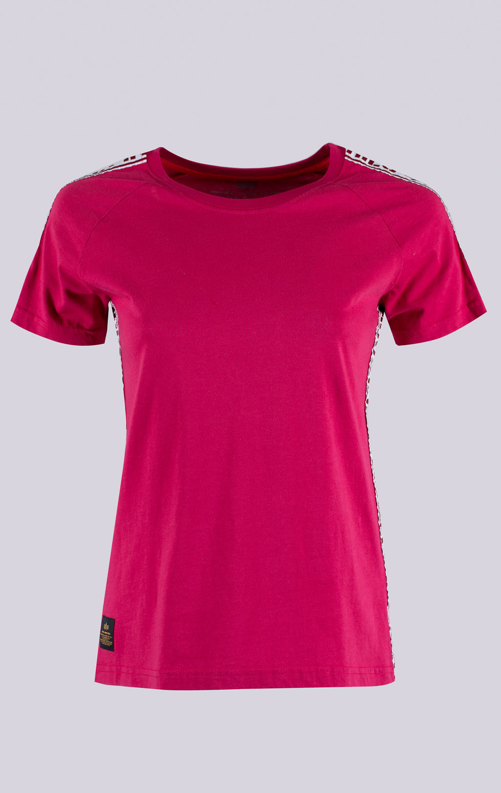 Женская футболка ALPHA INDUSTRIES AL TAPE T major red 