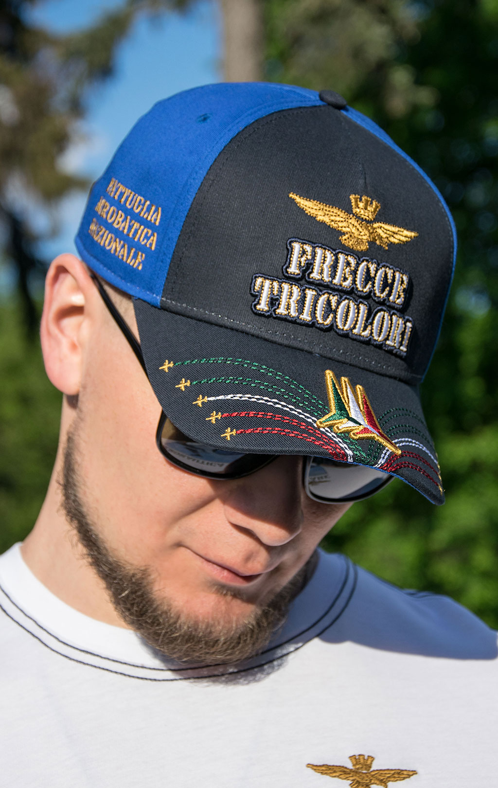 Бейсболка AERONAUTICA MILITARE SS 21/CN blue navy/royal (HA 1078)