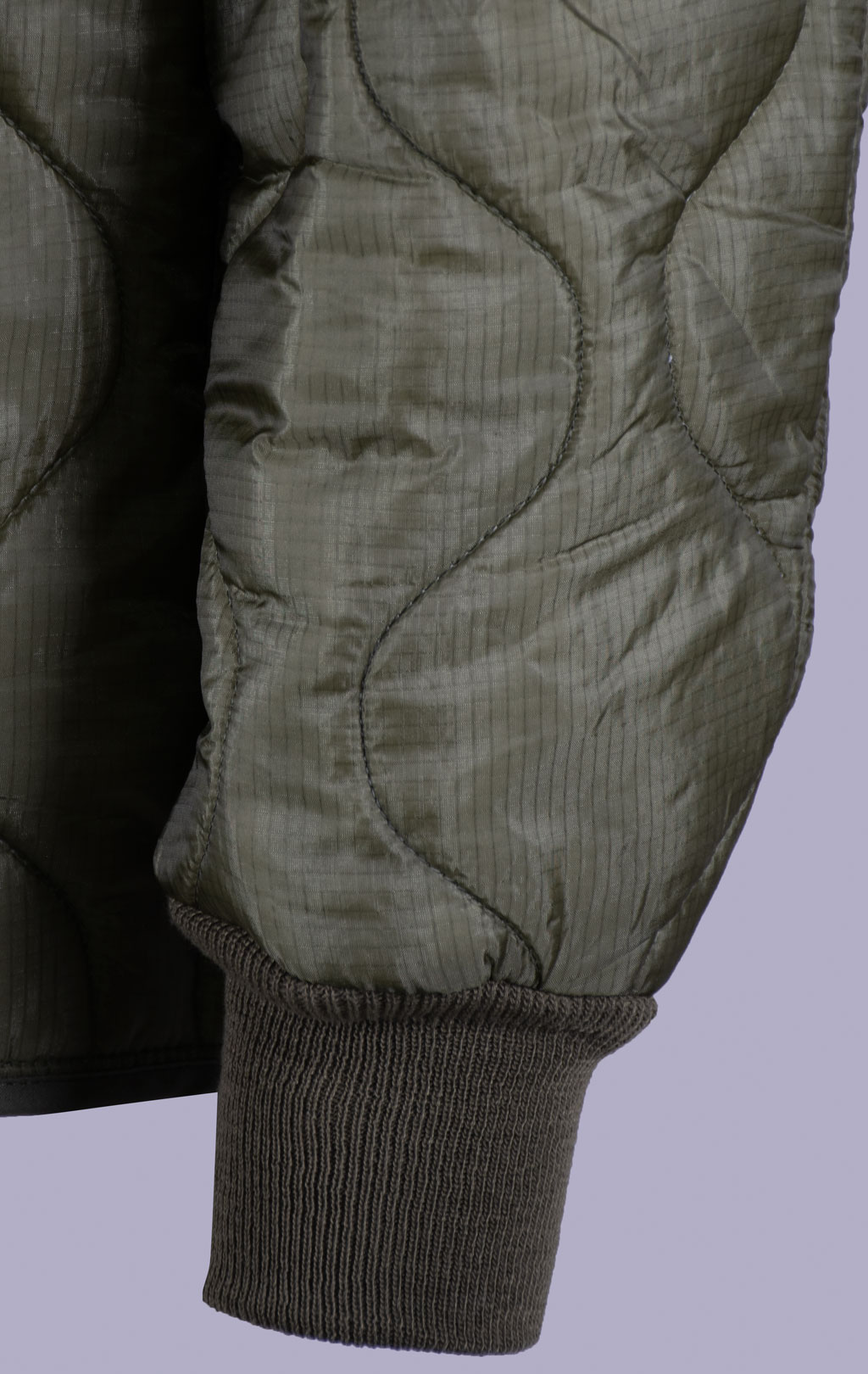 Куртка-подстёжка ALPHA INDUSTRIES M-65 VINTAGE с карманами и манжетами olive drab 