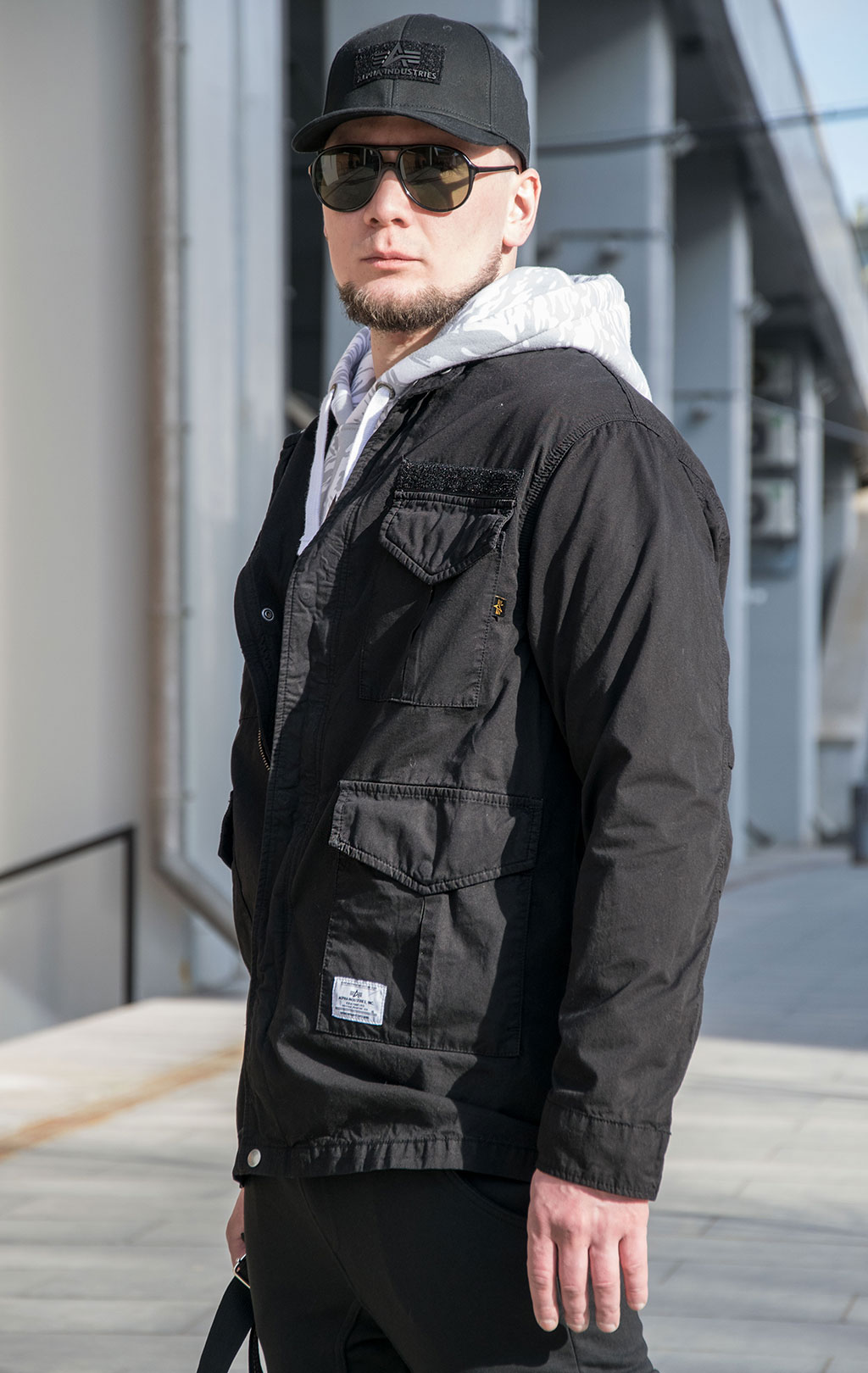 Ветровка ALPHA INDUSTRIES LIGHTWEIGHT FIELD COAT M-65 SS 22 m black 