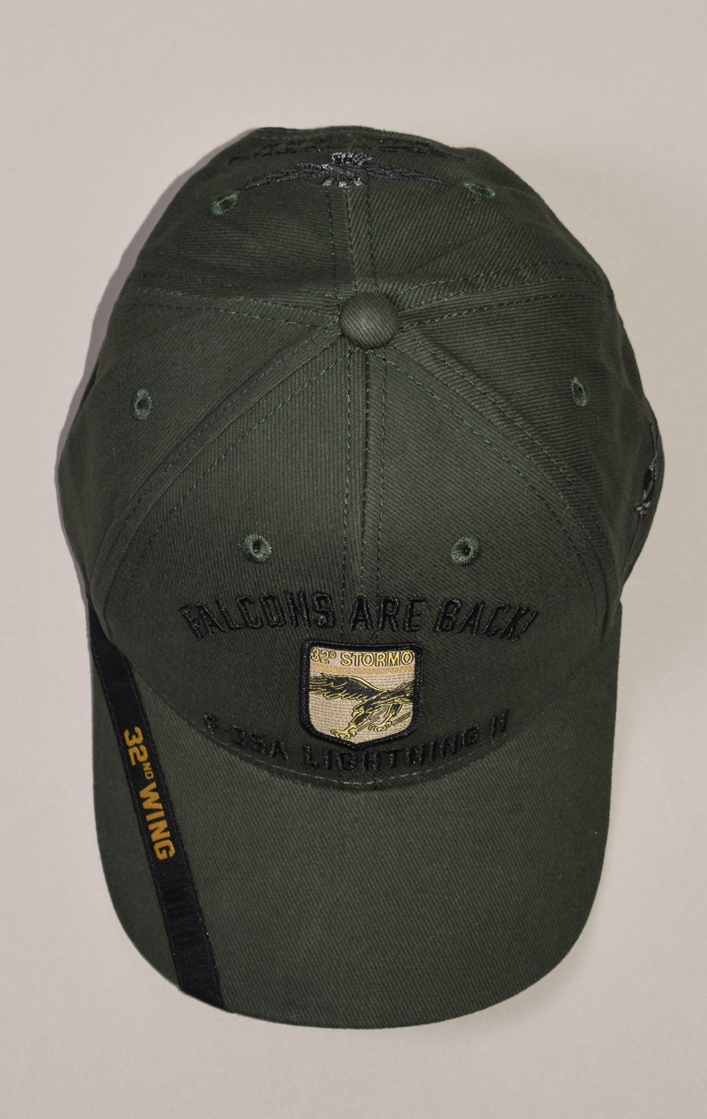 Бейсболка AERONAUTICA MILITARE FW 22/23/CN verde bandeira (HA 1121)