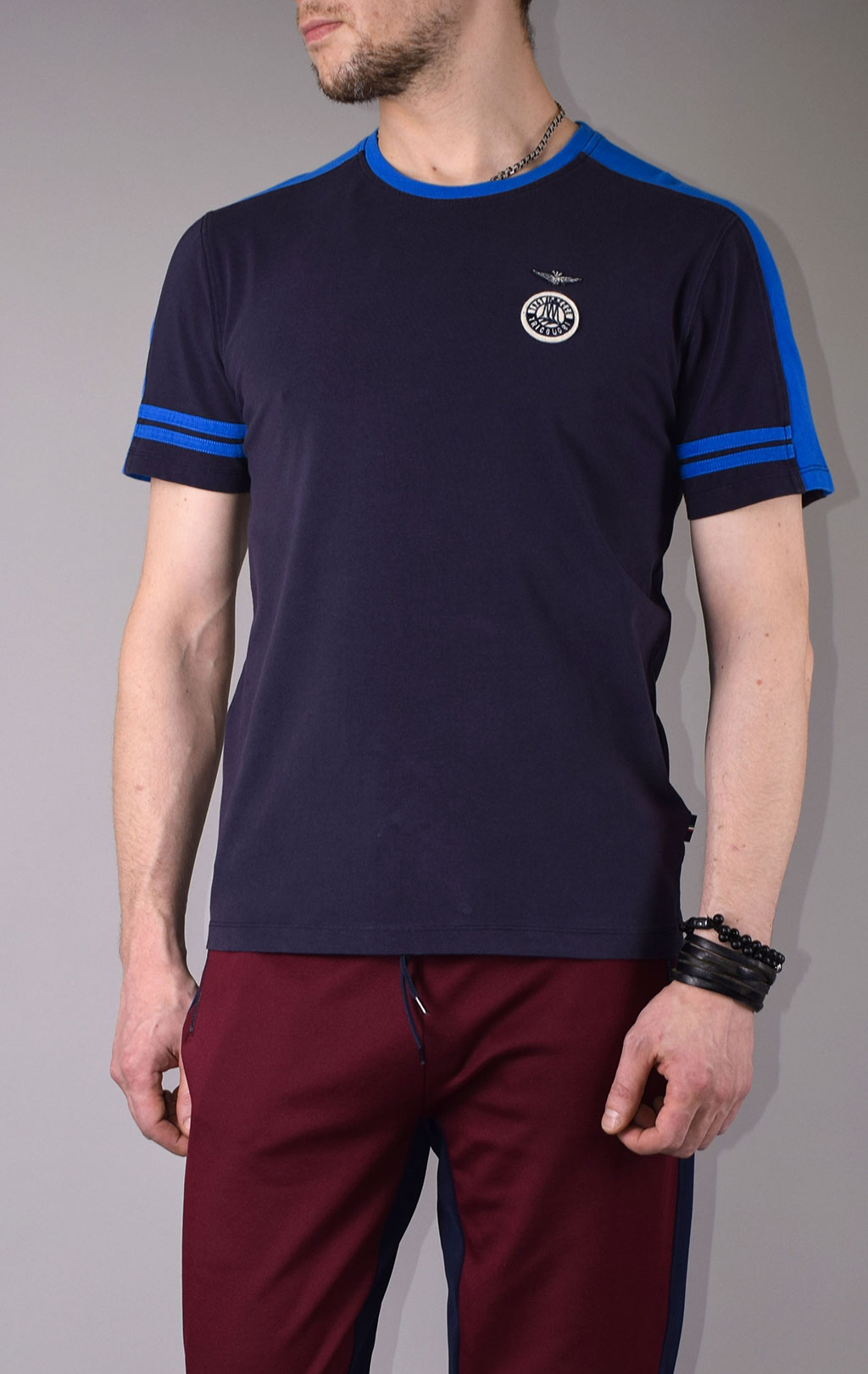 Футболка AERONAUTICA MILITARE SS 20 blue navy (TS 1700)