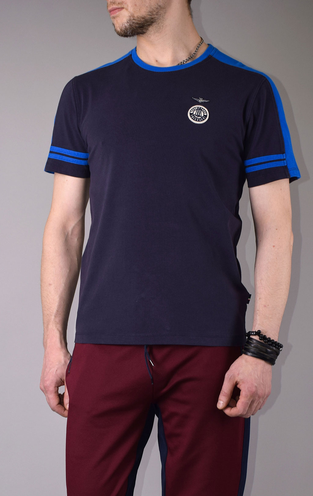 Футболка AERONAUTICA MILITARE SS 20 blue navy (TS 1700) 