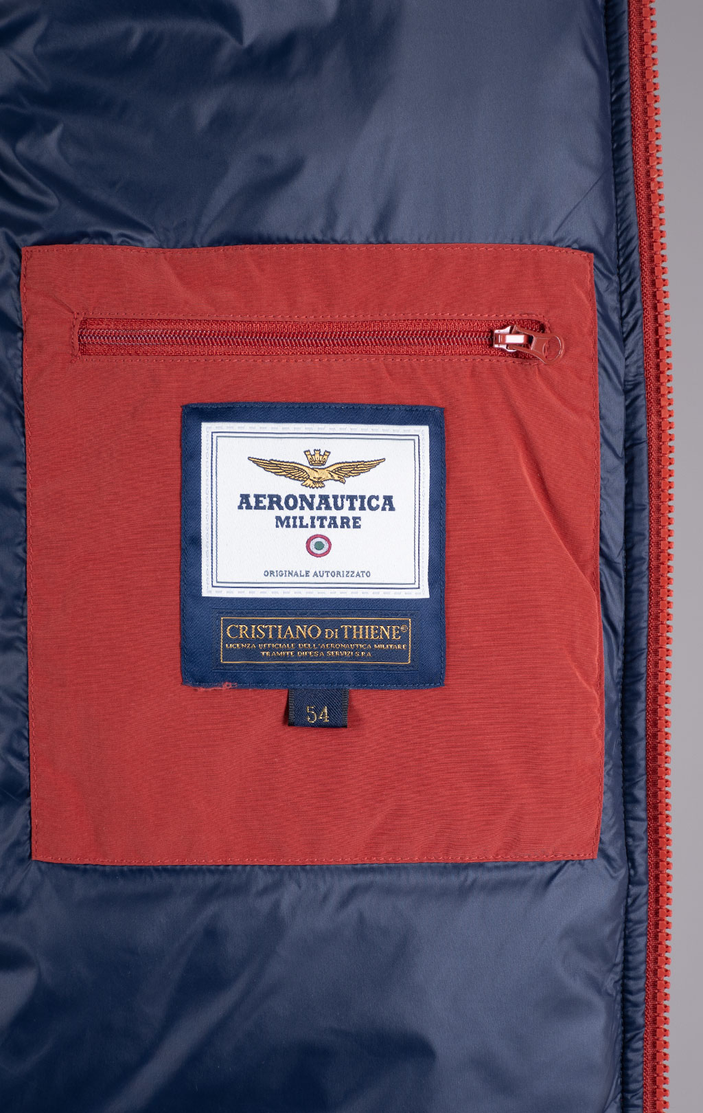 Жилет AERONAUTICA MILITARE FW 26/27/CN red brick (AB 3073) 